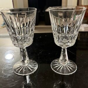 Waterford Crystal Kylemore Water Goblets - Excellent Condition Pair